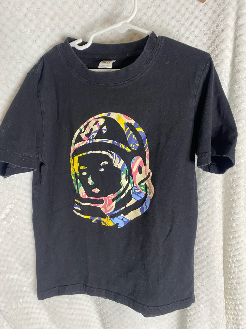 Billionaire Boys Club Black Tee with Multicolor Astronaut Graphic